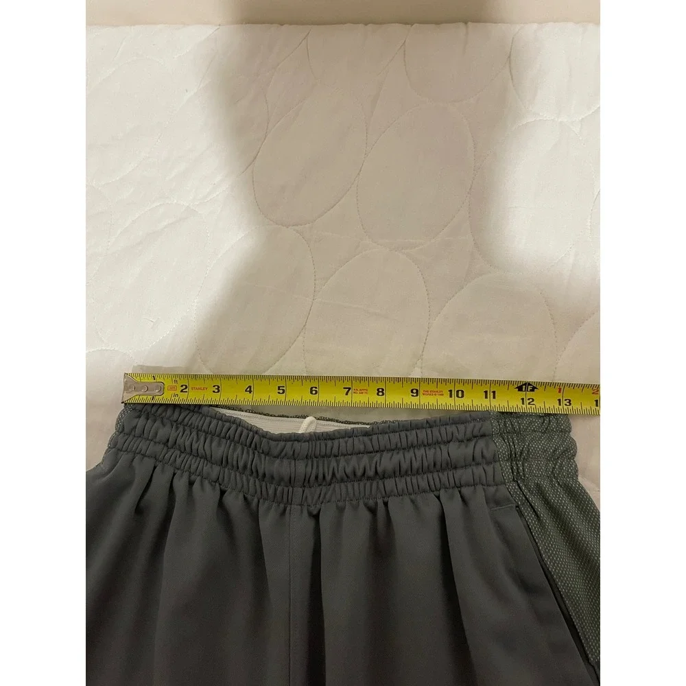 Jordan Mens Dri-FIT Grey Athletic Pants Mesh Panel Ankle Zip Joggers Size Medium